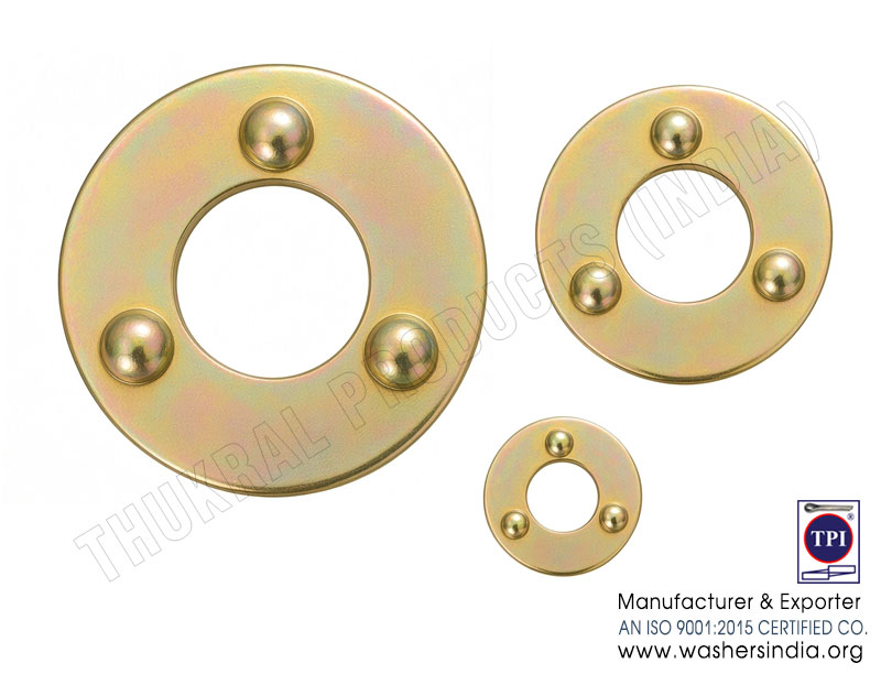 Yellow Finish Dimple Washers Manufacturers Exporters Suppliers in India Ludhiana