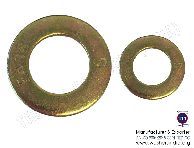 ASTM F436 Hardened Flat Washers Manufacturers Exporters Suppliers in India Ludhiana