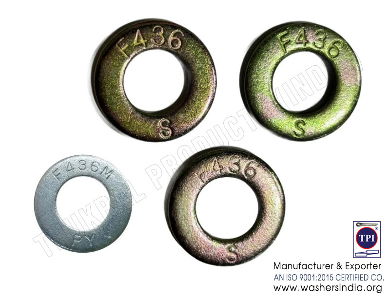 F436 Flat Steel Washers Manufacturers Exporters Suppliers in India Ludhiana